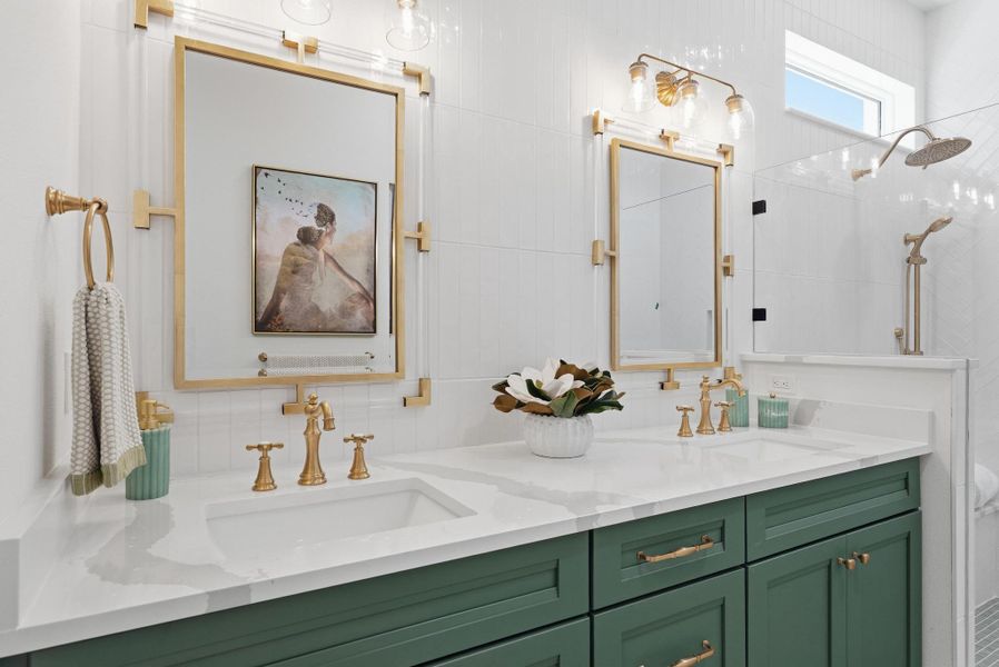 Furnished interior in a model home at Beachview Cove in Ormond Beach (Image 87).