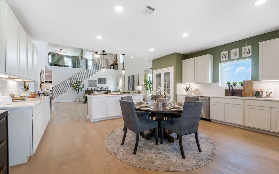 Furnished interior in a model home at Emberly in Beasley (Image 15).