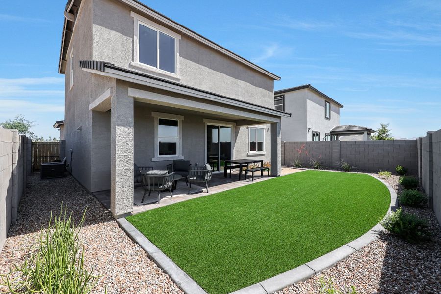 A house with a pool. A house with a pool.