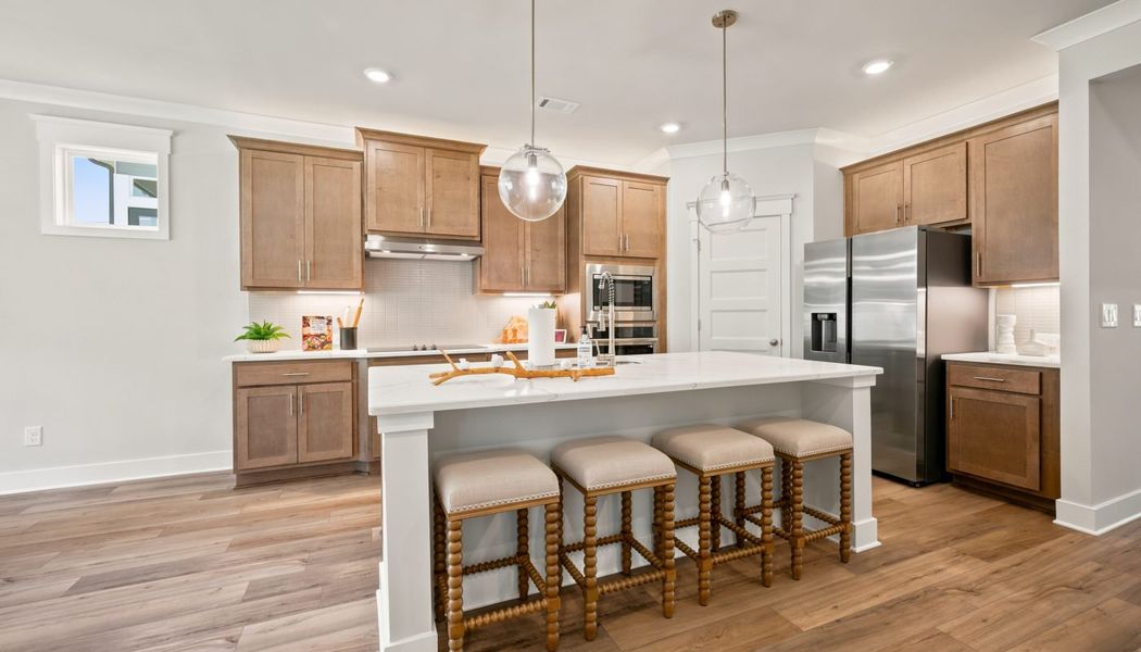 Furnished interior in a model home at Fowler Farms in Auburn (Image 45).