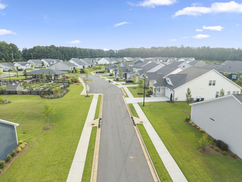 Aerial view of the The Reserve at Bells Ferry community in Kennesaw, GA, showing layout and nearby surroundings (Image 28).