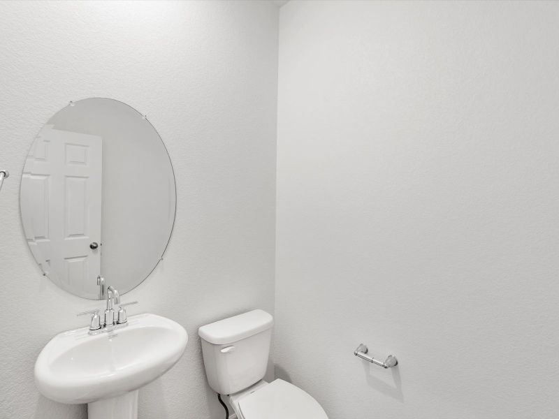Furnished interior in a model home at Frontier Estates - The Trails Collection in Firestone (Image 19).