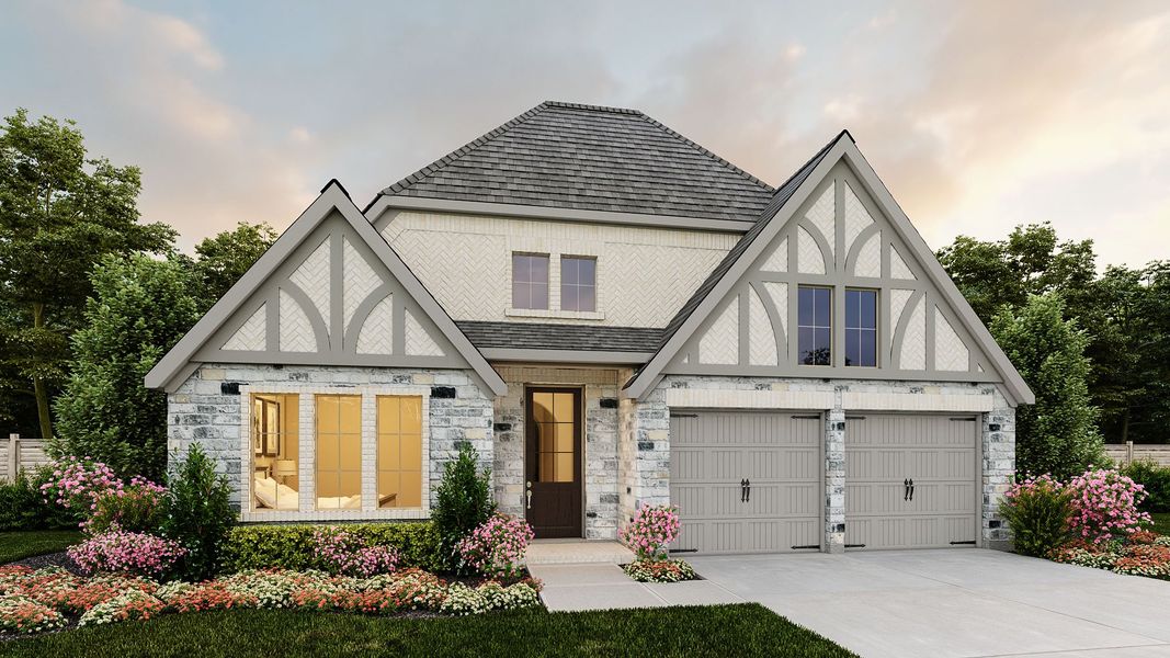 Front exterior of a home in the Two Step Farm community, located in Montgomery, TX (Image 14).
