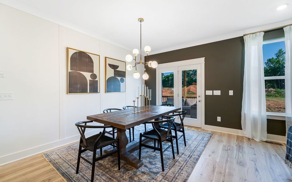 Furnished interior in a model home at Dorris Farm in White House (Image 14).