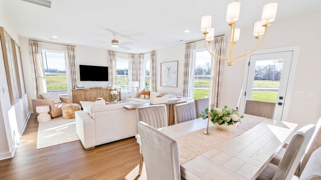 Neutral color pallet and tons of natural light make this home serene and inviting