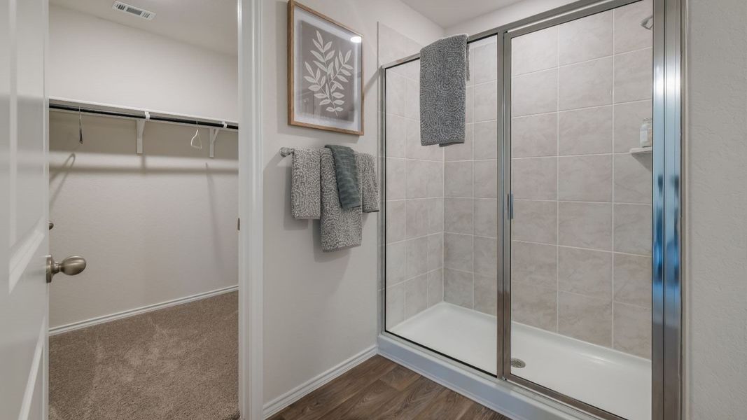 Furnished interior in a model home at August Trails in Needville (Image 15). Furnished interior in a model home at August Trails in Needville (Image 15).