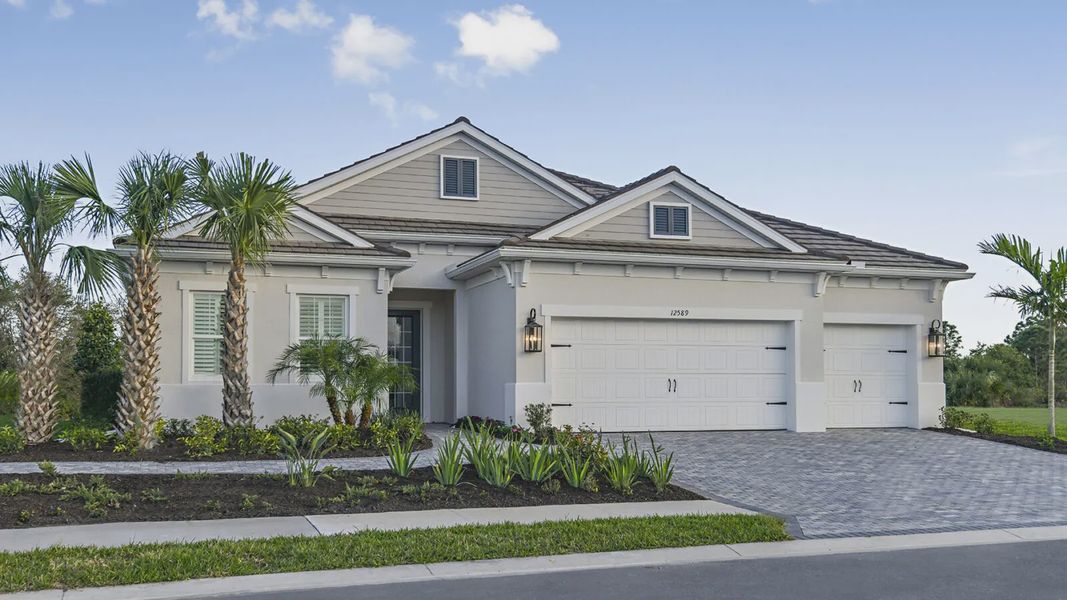 Front exterior of a home in the Avelina community, located in Venice, FL (Image 10). Front exterior of a home in the Avelina community, located in Venice, FL (Image 10).