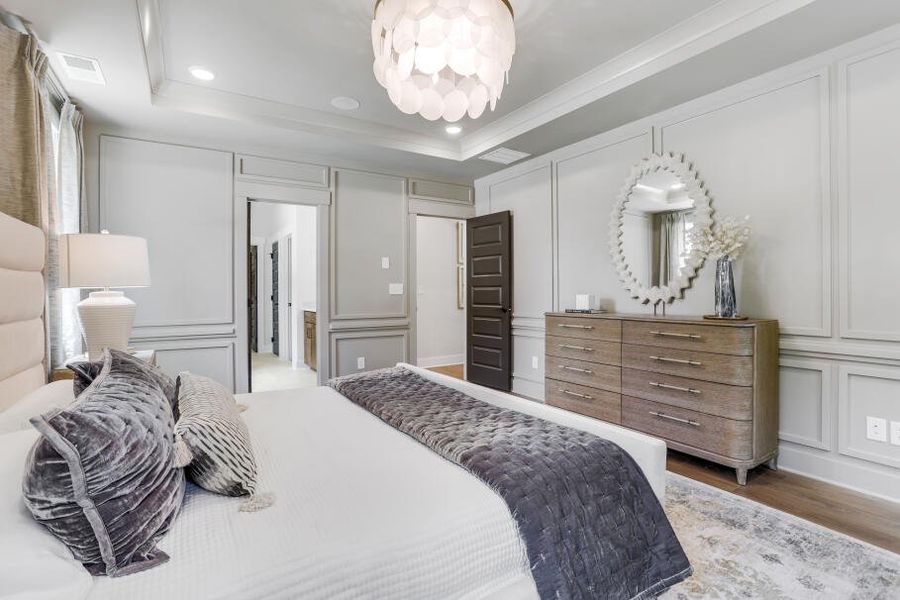 Furnished interior in a model home at Arbor West in Dawsonville (Image 17). Furnished interior in a model home at Arbor West in Dawsonville (Image 17).