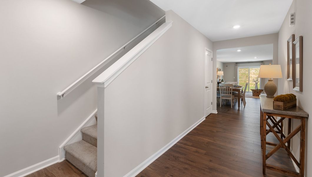 Furnished interior in a model home at Cloverdale Hills in Piedmont (Image 5).