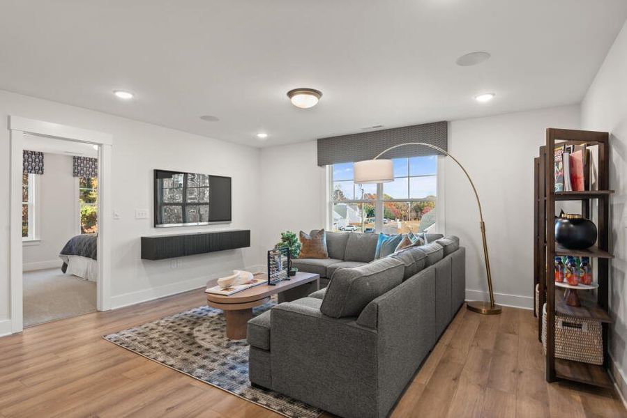 Furnished interior in a model home at Fiddler's Ridge in Advance (Image 25).