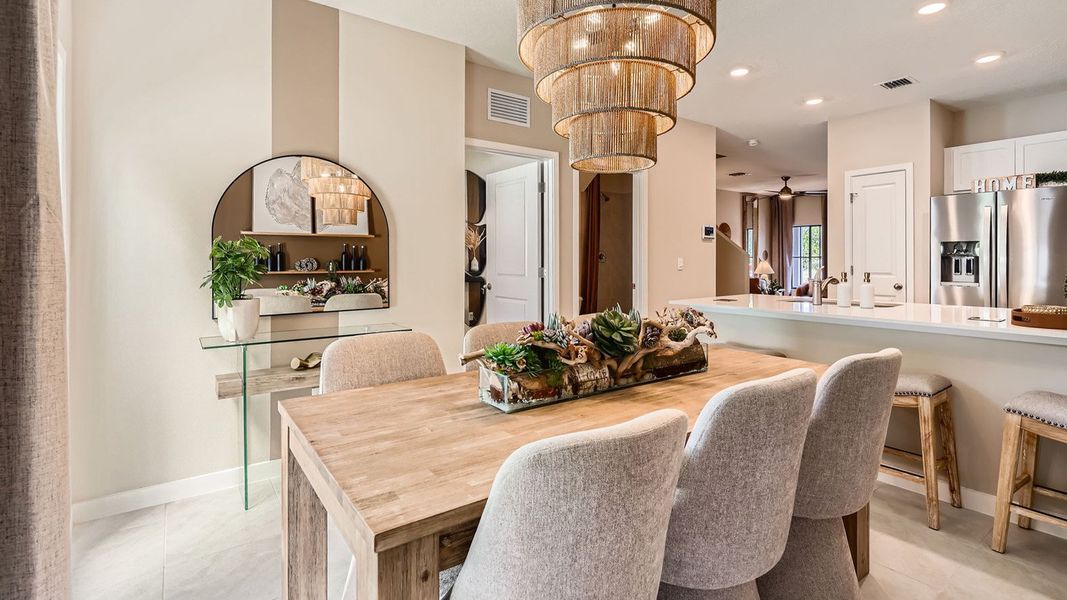 Furnished interior in a model home at Ashwood Cove in Lake Worth (Image 24).