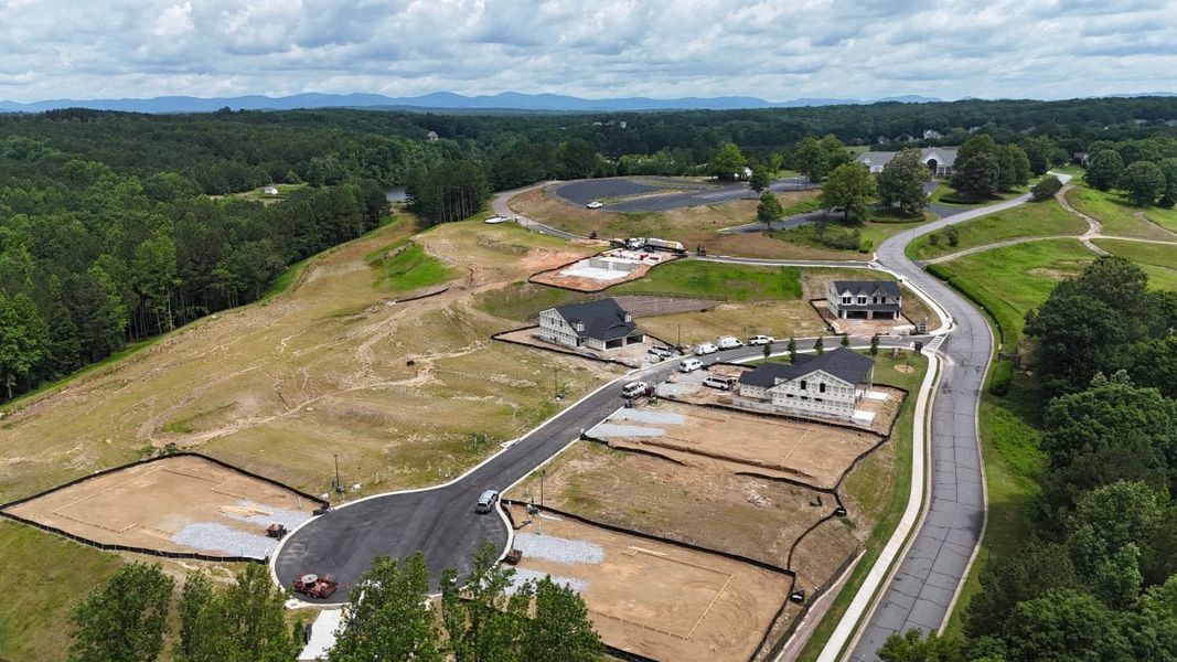 Site preparation and early development at Villas at Gold Creek in Dawsonville, GA (Image 33).