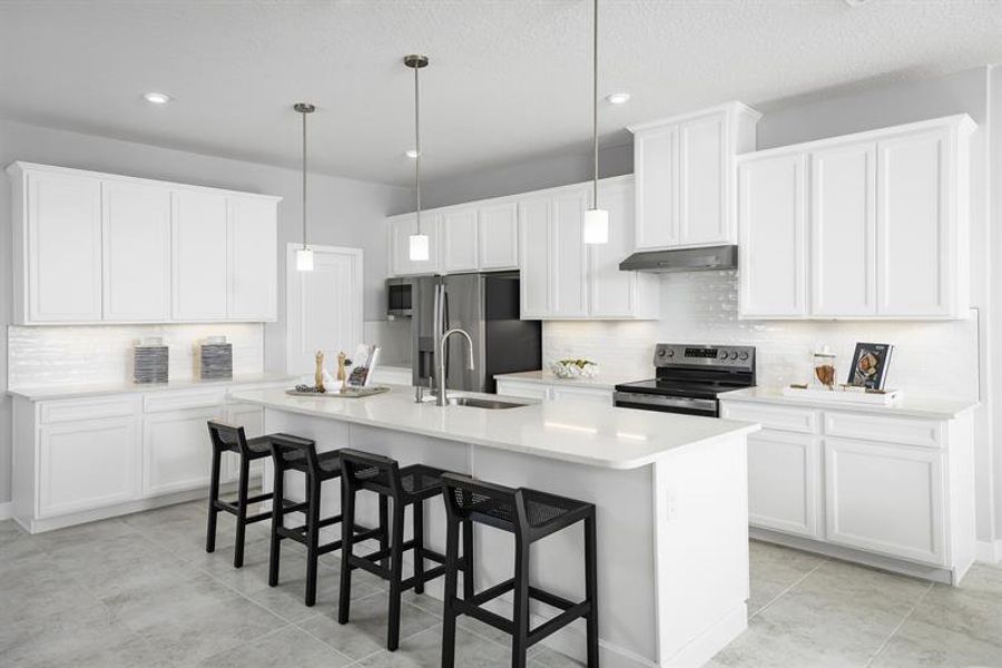 From cabinet colors to countertops and more, you can personalize your home to match your style.  ​
