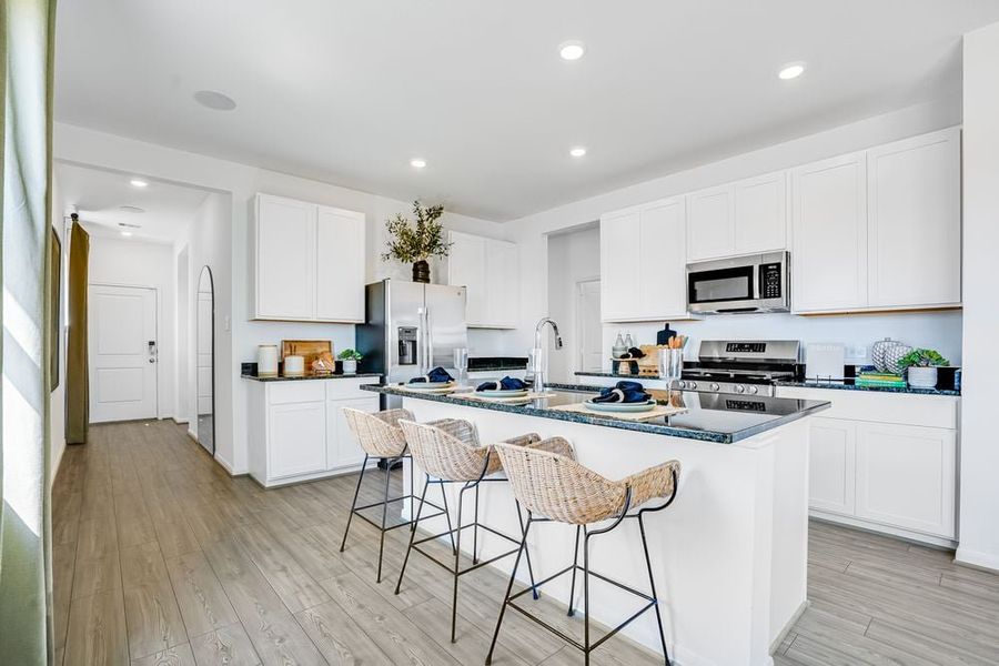 Furnished interior in a model home at Hockley Meadows 40s in Hockley (Image 5).