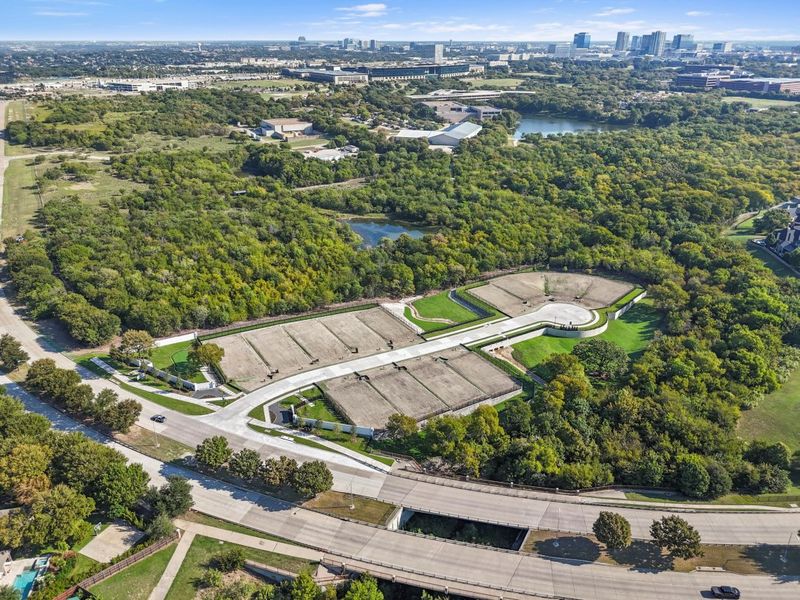 Site preparation and early development at Bluff Hollow in Plano, TX (Image 26).