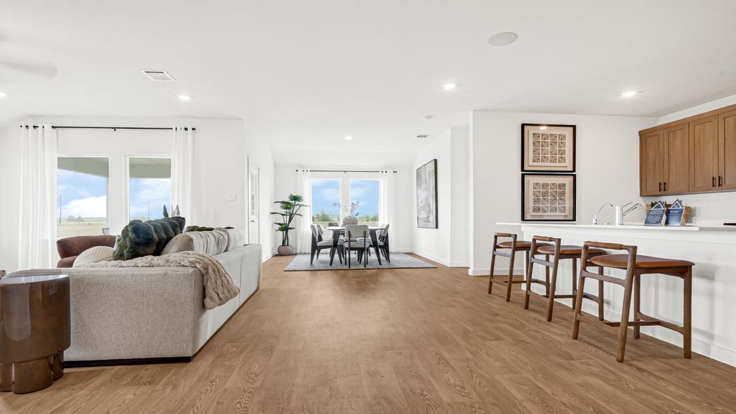 Furnished interior in a model home at Blue Heron Estates in Beasley (Image 16).