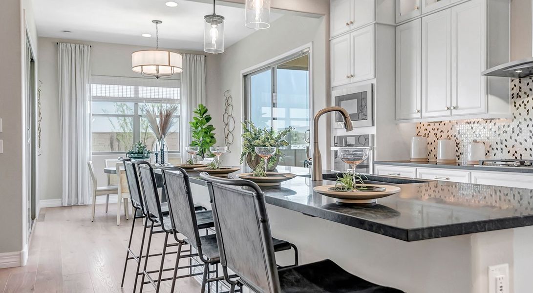 Furnished interior in a model home at Fire Sky at Alamar in Avondale (Image 36).