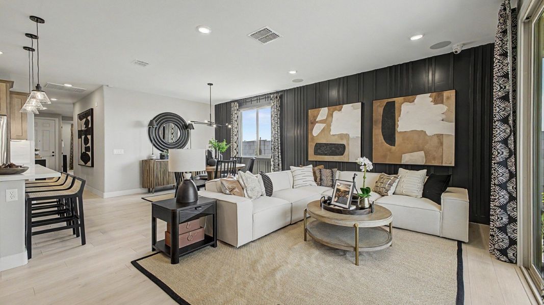Furnished interior in a model home at Magma Ranch in Florence (Image 22). Furnished interior in a model home at Magma Ranch in Florence (Image 22).