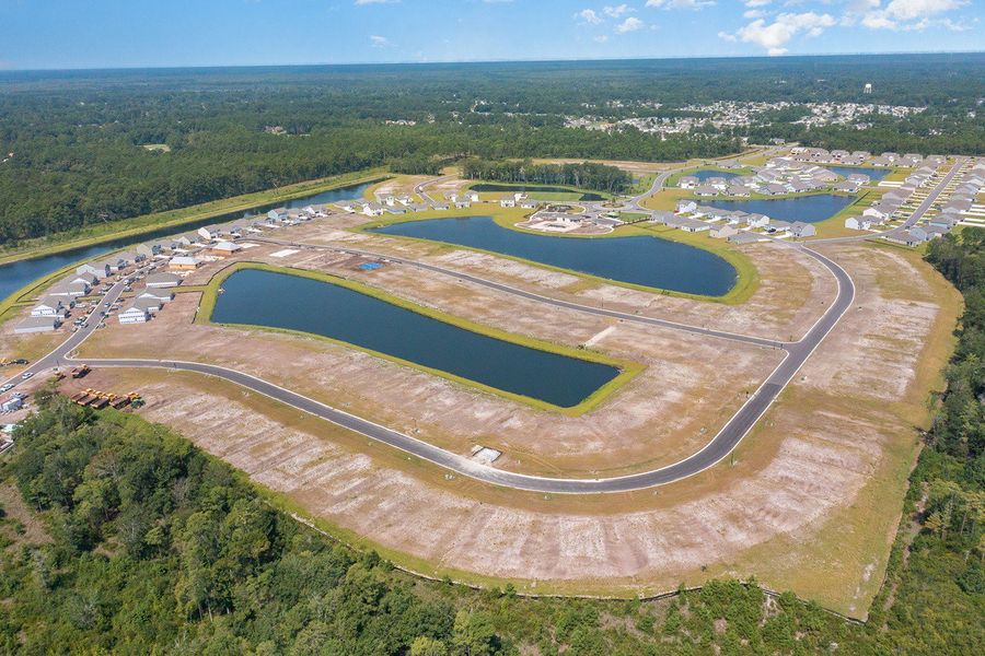 Site preparation and early development at Ridgefield in Conway, SC (Image 59).