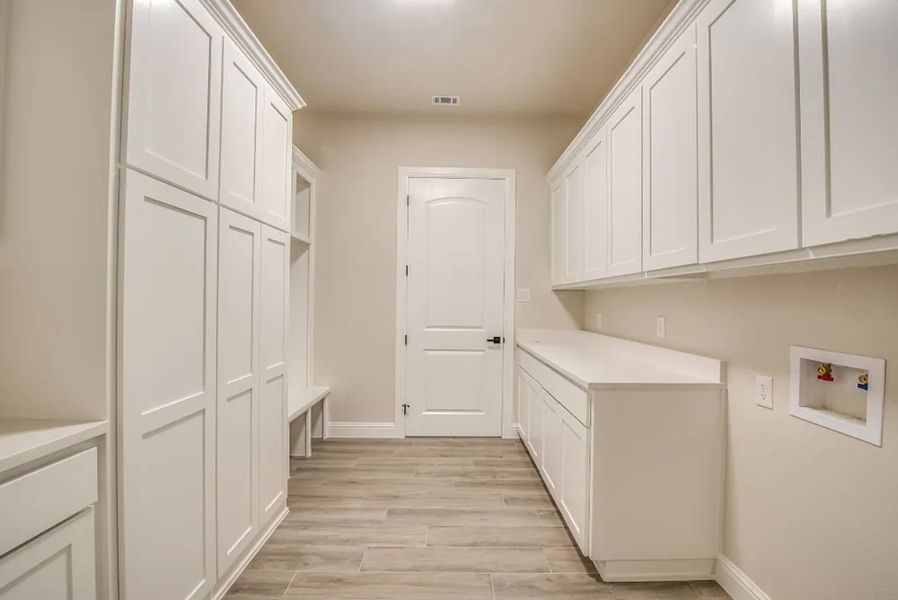 Furnished interior in a model home at Garner Estates in Weatherford (Image 20). Furnished interior in a model home at Garner Estates in Weatherford (Image 20).