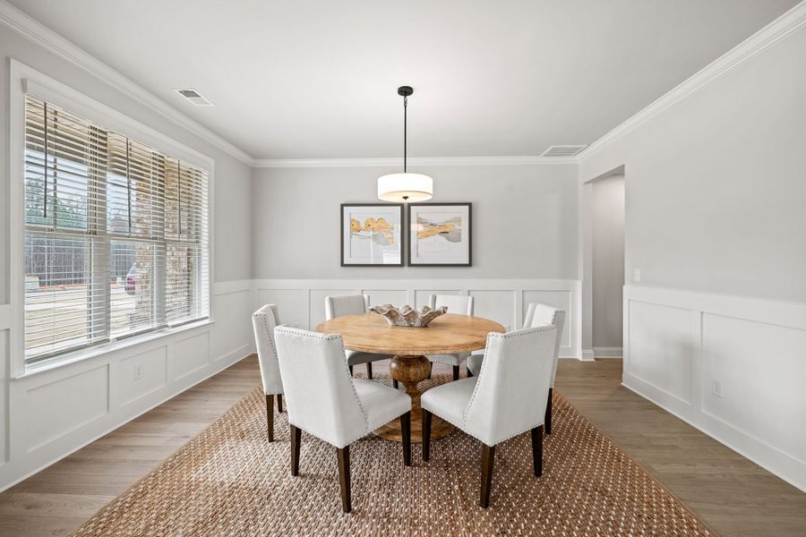 Furnished interior in a model home at Ruby Creek Estates in Atlanta (Image 3).