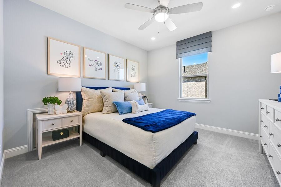 Furnished interior in a model home at The Ranch at Uptown Celina 60s in Celina (Image 40).