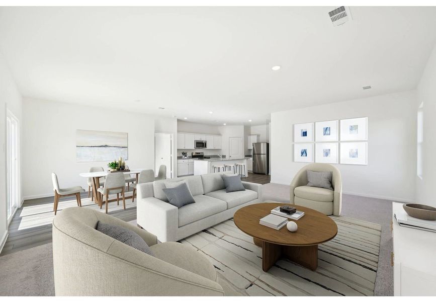 Furnished interior in a model home at Ashland in Angleton (Image 4). Furnished interior in a model home at Ashland in Angleton (Image 4).