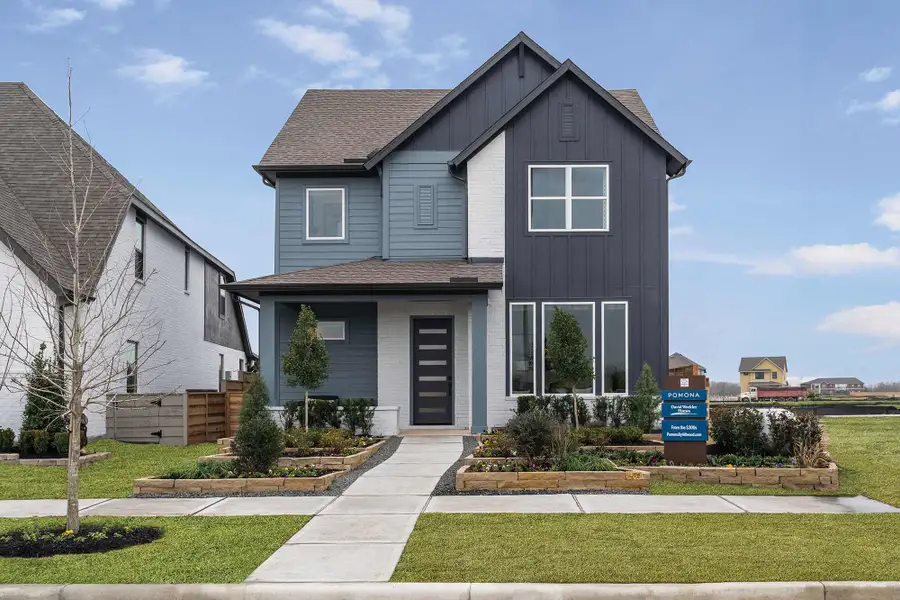 Front exterior of a home in the Pomona 40' Homesites community, located in Manvel, TX (Image 3).