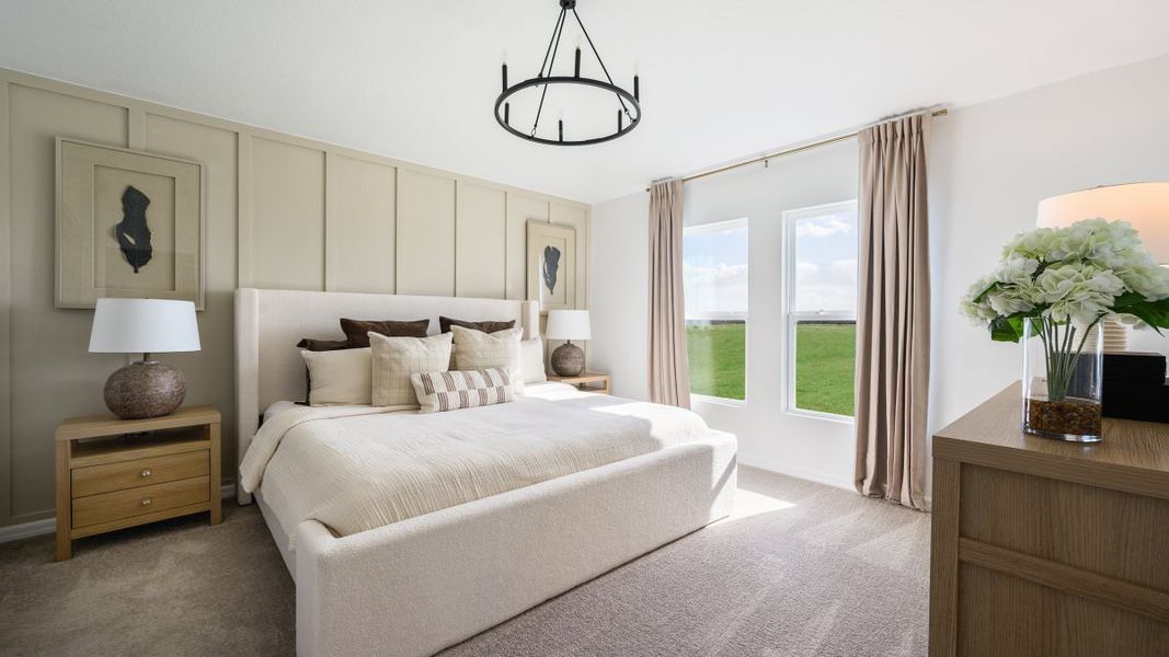 Furnished interior in a model home at Gum Lake Preserve in Lake Alfred (Image 4).