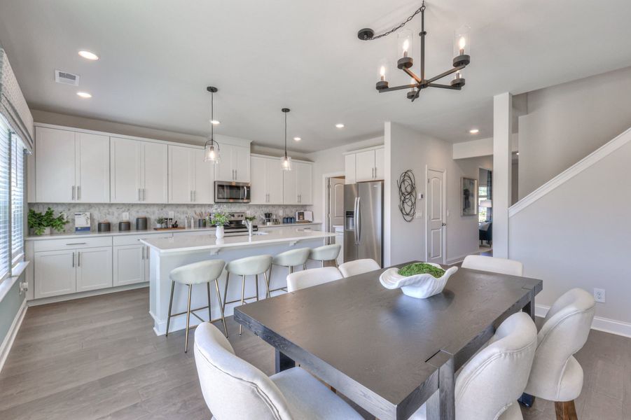 Furnished interior in a model home at Wyncliff in Clarksville (Image 9).