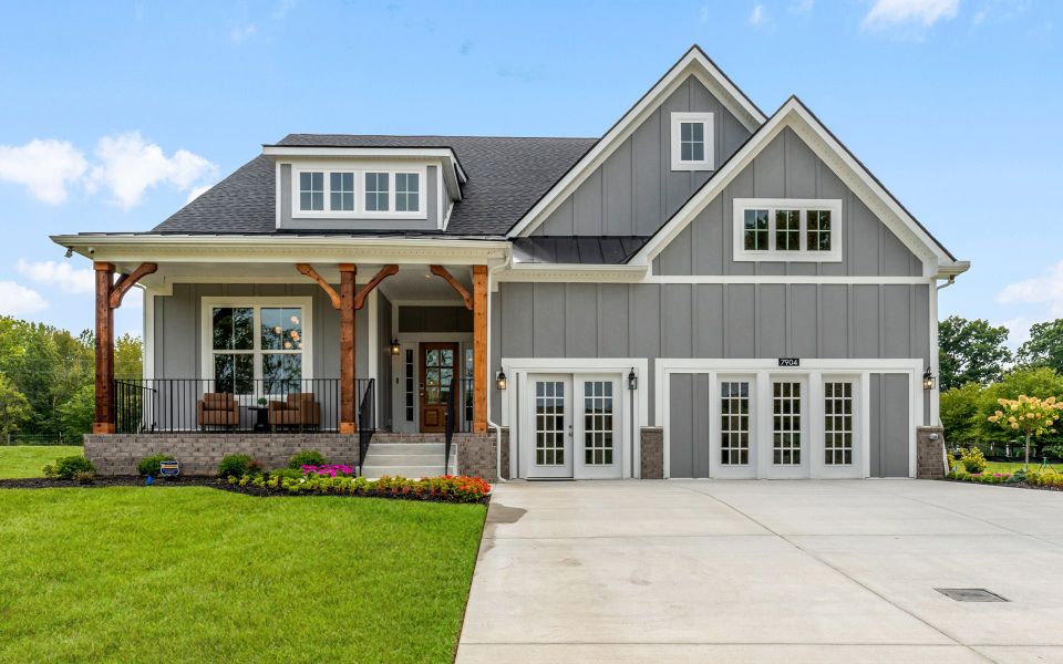 Front exterior of a home in the Aden Woods community, located in Fairview, TN (Image 1). Front exterior of a home in the Aden Woods community, located in Fairview, TN (Image 1).