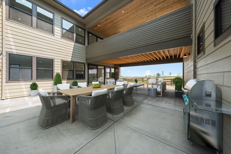Exterior details of a home in The Fairways at RainDance, Windsor (Image 21).