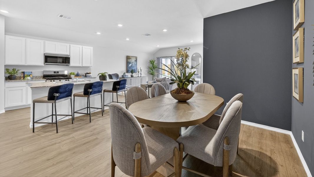 Furnished interior in a model home at The Hills of Sherman in Sherman (Image 25).