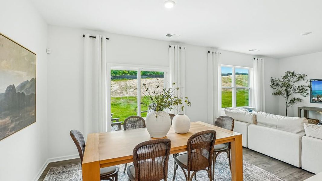 Furnished interior in a model home at Martin Farms in Aberdeen (Image 16).