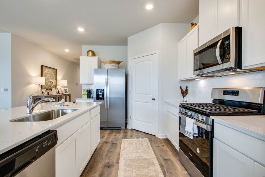 Furnished interior in a model home at Legacy Farms in White House (Image 20).