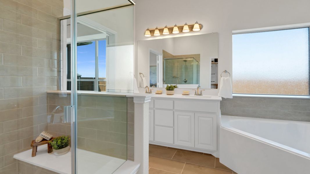 Furnished interior in a model home at Silo Mills - Select Series in Joshua (Image 16).