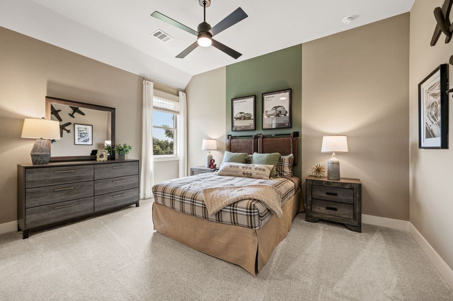Furnished interior in a model home at NorthGlen in Haslet (Image 42). Furnished interior in a model home at NorthGlen in Haslet (Image 42).