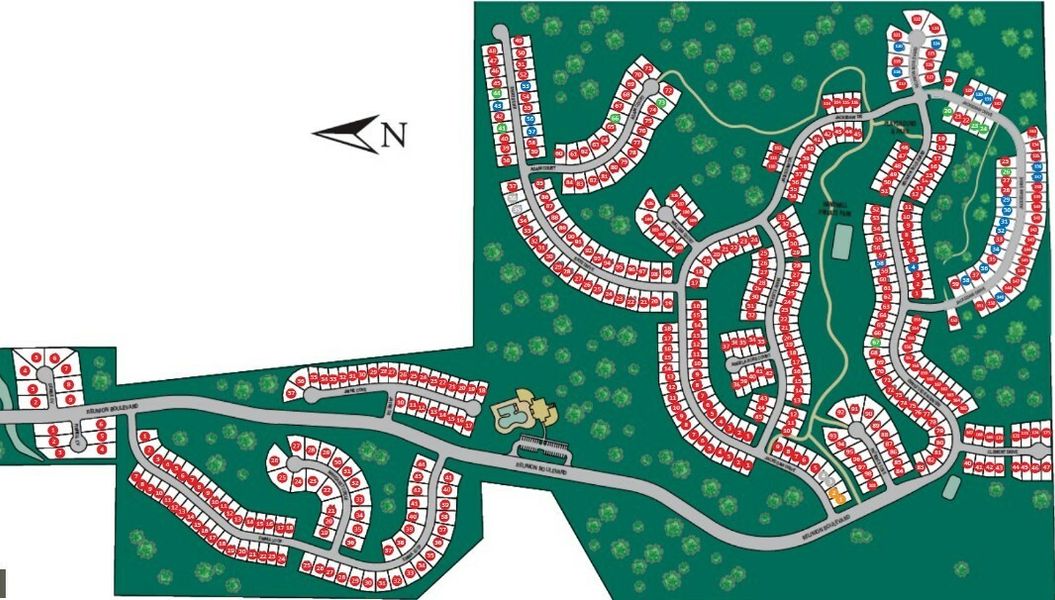 Image 7 of the Reunion Ranch community in Austin, TX.