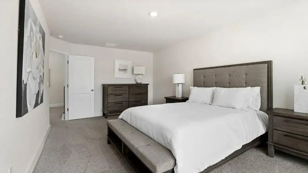 Furnished interior in a model home at Ashmore Hills in Mauldin (Image 25).