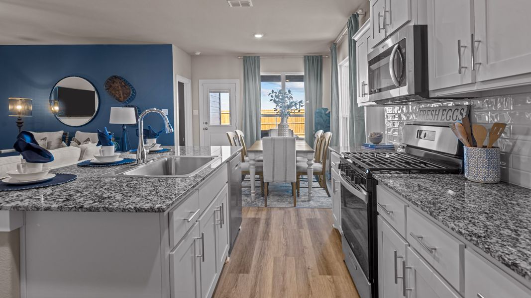 Furnished interior in a model home at Heritage Parks in Abilene (Image 9).