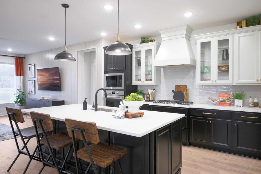 Furnished interior in a model home at Hidden Springs - The Village Collection in Smyrna (Image 7).