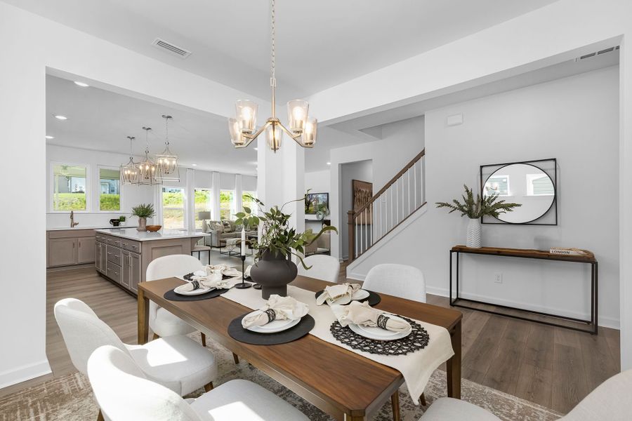 Furnished interior in a model home at Parc Northwest in Elon (Image 14). Furnished interior in a model home at Parc Northwest in Elon (Image 14).