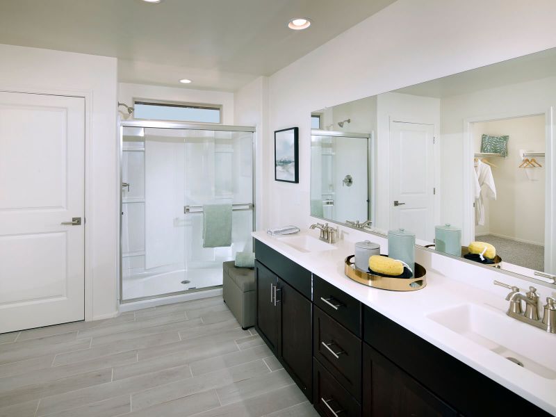 Furnished interior in a model home at Sunset Crest - Signature Series in Tucson (Image 12). Furnished interior in a model home at Sunset Crest - Signature Series in Tucson (Image 12).