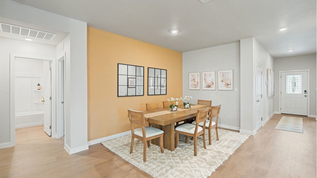 Furnished interior in a model home at Empire Estates in Corpus Christi (Image 19).