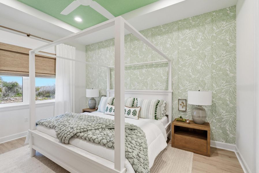 Furnished interior in a model home at Beachview Cove in Ormond Beach (Image 79).