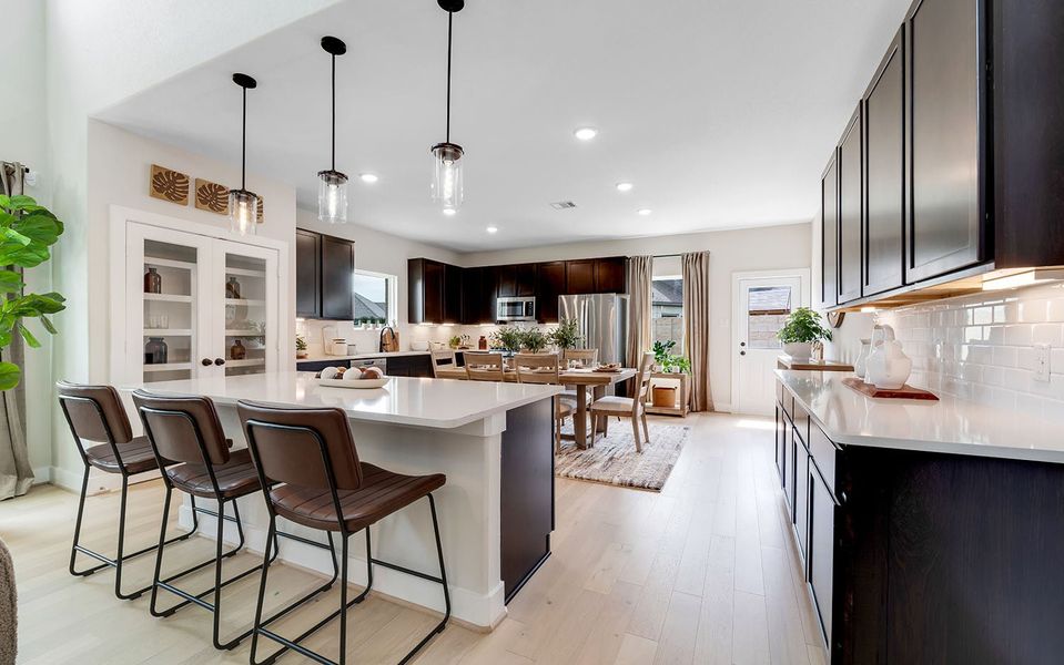 Furnished interior in a model home at River Ranch Meadows in Dayton (Image 38). Furnished interior in a model home at River Ranch Meadows in Dayton (Image 38).