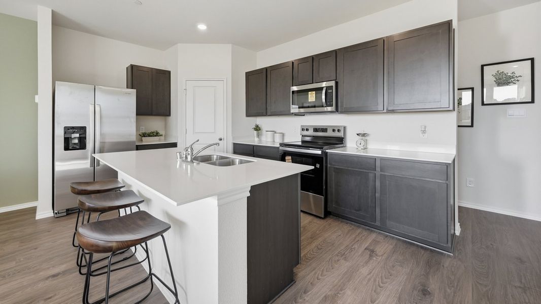 Furnished interior in a model home at Arbor Trails South in Princeton (Image 27).
