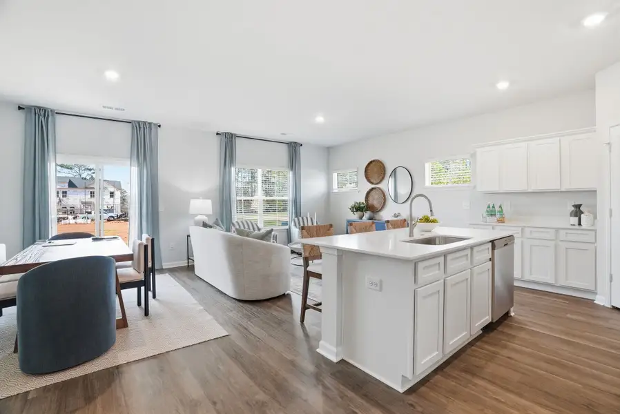 Furnished interior in a model home at Towns at Lake Greenwood in Greenwood (Image 5).