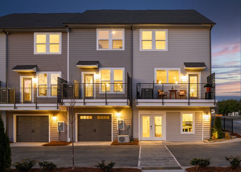 Front exterior of a home in the Central Living at Craig community, located in Charlotte, NC (Image 1).