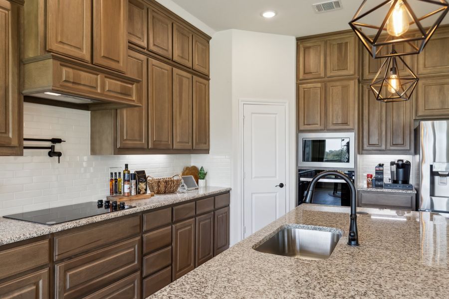 Furnished interior in a model home at Massey Meadows in Midlothian (Image 8).